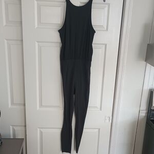 Black Sleeveless Jumpsuit